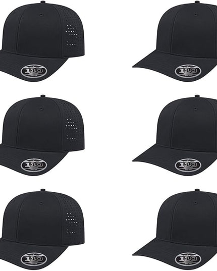 Cap America i8533 Flexfit 110 Perforated Performance Snapback Mid Profile 6-Panel Cap w/UV Guard & Adjustable Snapback