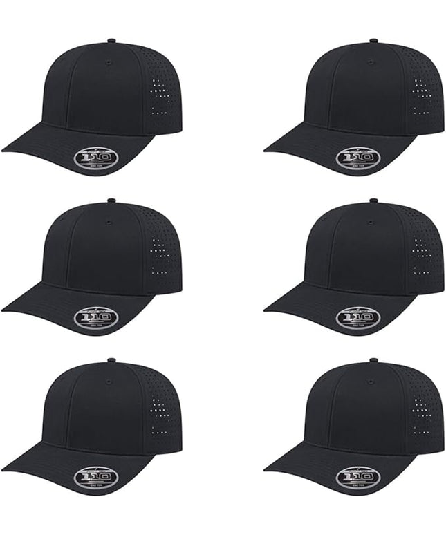 Cap America i8533 Flexfit 110 Perforated Performance Snapback Mid Profile 6-Panel Cap w/UV Guard & Adjustable Snapback