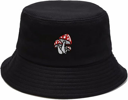 XYIYI Fashion Embroidery Bucket Hat Cotton Beach Fisherman Hats for Women Girls