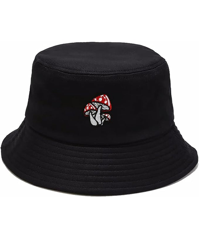 XYIYI Fashion Embroidery Bucket Hat Cotton Beach Fisherman Hats for Women Girls