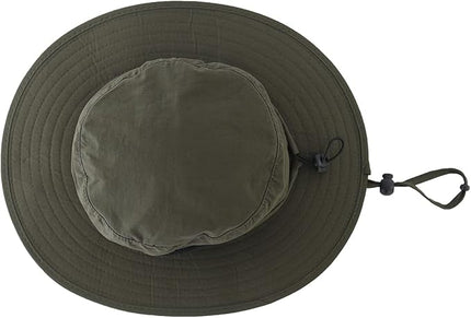 LLmoway Kids Sun Protection Hat Quick Dry Adjustable Wide Brim Mesh Bucket Hat