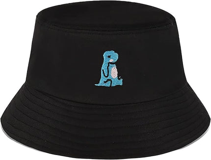 XYIYI Fashion Embroidery Bucket Hat Cotton Beach Fisherman Hats for Women Girls