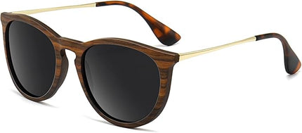 SUNGAIT Premium Vintage Round Sunglasses for Women Men Classic Retro Trendy Style