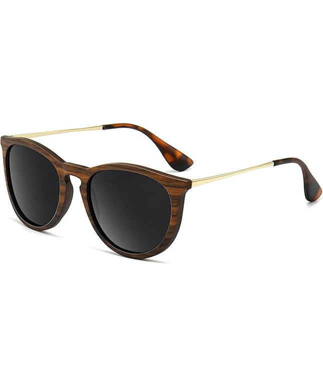 SUNGAIT Premium Vintage Round Sunglasses for Women Men Classic Retro Trendy Style