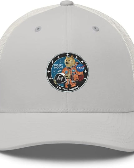 Doge/Moon NASA Logo Trucker Cap