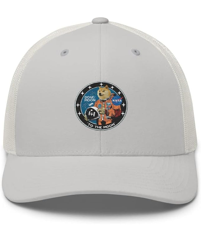Doge/Moon NASA Logo Trucker Cap