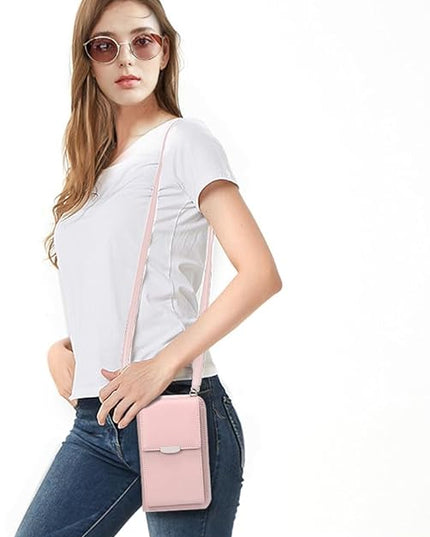 KUKOO Small Crossbody Bag Cell Phone Purse Wallet with Credit Card Slots for Women