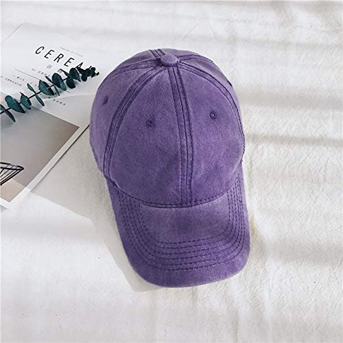 HH HOFNEN Men Women Washed Distressed Twill Cotton Baseball Cap Vintage Adjustable Dad Hat