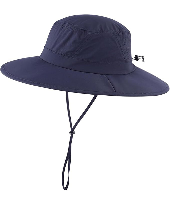 Home Prefer UPF 50+ Sun Hats for Men Women Foldable Wide Brim Fishing Hat Quick Dry Summer Outdoor Garden Safari Bucket Hat
