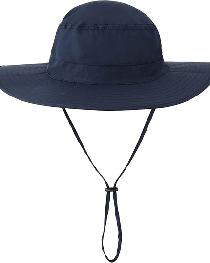 Home Prefer UPF50 Mens Sun Hat with Neck Flap Quick Dry UV Protection Cap Womens Wide Brim Fishing Hat Neck Flap Beach Garden