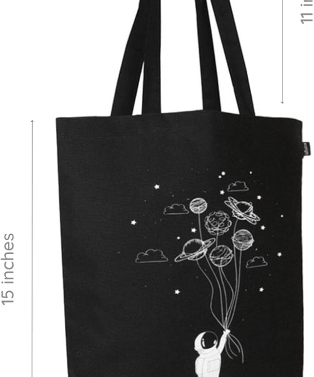 Ecoright Tote Bag for Women with Zipper, Small Tote Bag, Canvas Bag, Reusable Cotton Bag for Beach, Grocery, School & Work