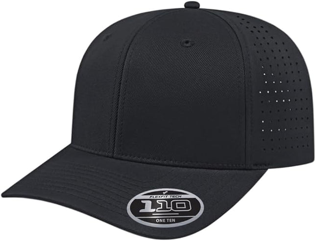 Cap America i8533 Flexfit 110 Perforated Performance Snapback Mid Profile 6-Panel Cap w/UV Guard & Adjustable Snapback