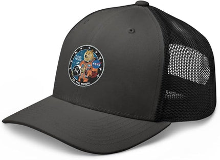 Doge/Moon NASA Logo Trucker Cap