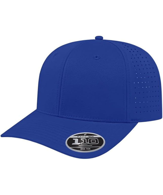 Cap America i8533 Flexfit 110 Perforated Performance Snapback Mid Profile 6-Panel Cap w/UV Guard & Adjustable Snapback