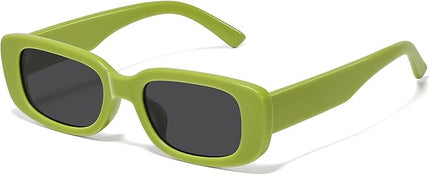 JASPIN Rectangle Sunglasses for Women Men Trendy Y2k Retro 90s Sun Glasses UV Protection Cool Square Frame