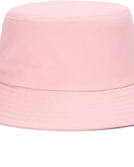 Umeepar Unisex Cotton Packable Bucket Hat Sun Hat Plain Colors for Men Women