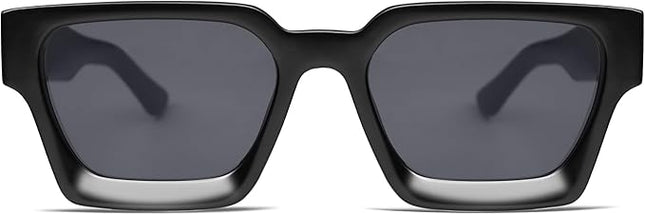 VANLINKER Thick Square Sunglasses for Men Women Retro Chunky Rectangle Shades UV400 Protection VL9731