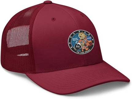 Doge/Moon NASA Logo Trucker Cap