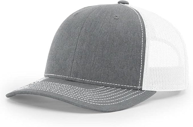 Richardson 112 Classic Six-Panel Adjustable Snapback Trucker Cap | Bulk Packs Available