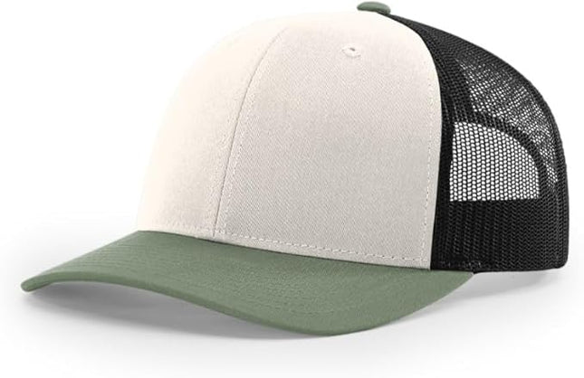 Richardson 112 Classic Six-Panel Adjustable Snapback Trucker Cap | Bulk Packs Available