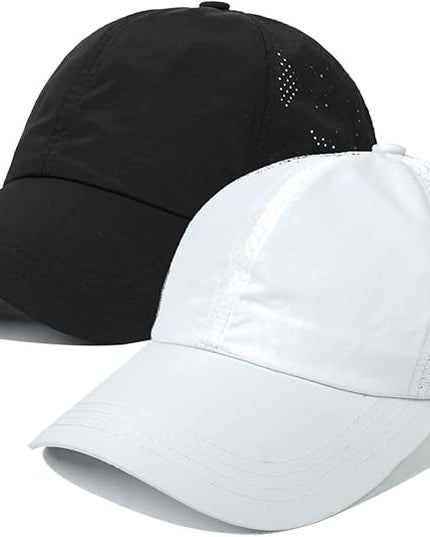 VOASTEK Running Hats for Men Baseball Cap Outdoor Essentials Runner Hat Jogging Cap Tennis Golf Workout Hats