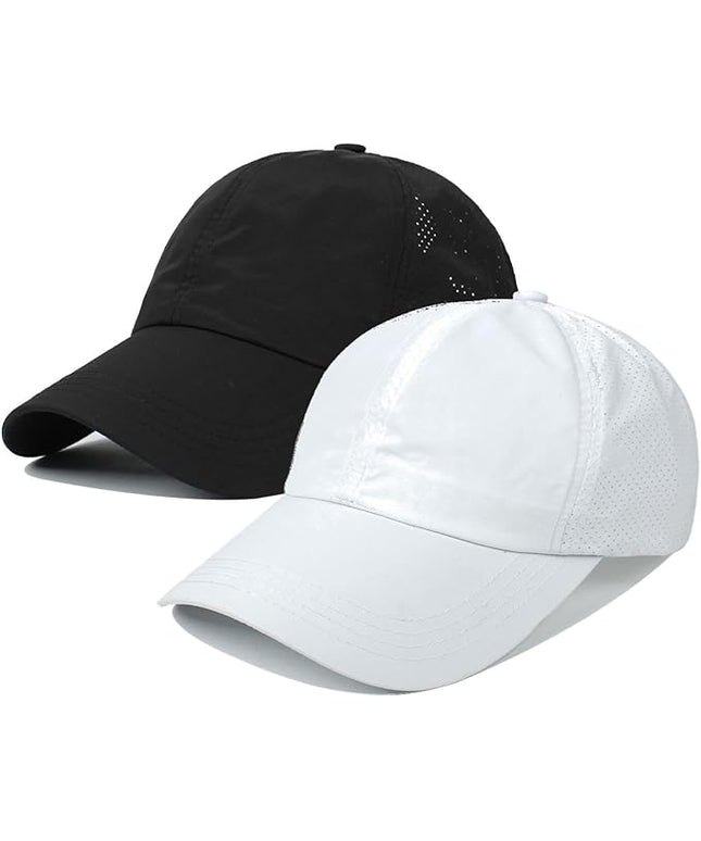 VOASTEK Running Hats for Men Baseball Cap Outdoor Essentials Runner Hat Jogging Cap Tennis Golf Workout Hats