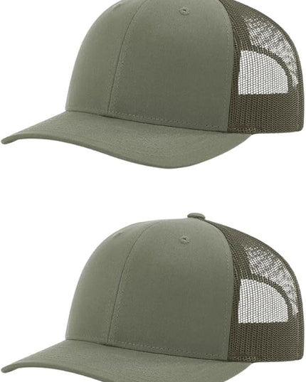 Richardson 112 Classic Six-Panel Adjustable Snapback Trucker Cap | Bulk Packs Available
