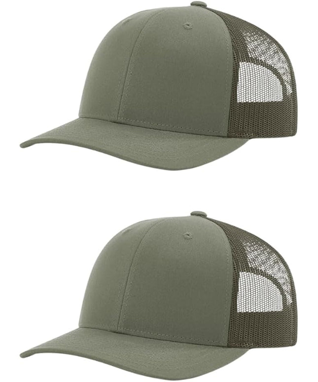 Richardson 112 Classic Six-Panel Adjustable Snapback Trucker Cap | Bulk Packs Available