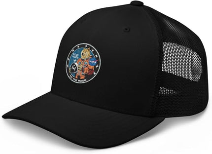 Doge/Moon NASA Logo Trucker Cap