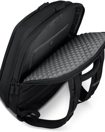 Lenovo - Legion 17” Armored Backpack – Gaming Laptop Bag – Double Layered Protection – Dedicated Storage Pockets – Durable Pack with EVA Front Shield