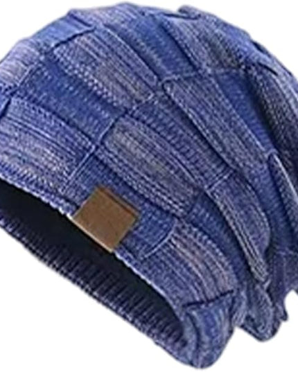 Beanie for Men and Women, Cuffed Knitted Fleece Lined Soft Warm Running Cycling Ski Hats Stocking Beanies Skull Cap