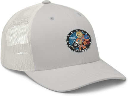 Doge/Moon NASA Logo Trucker Cap