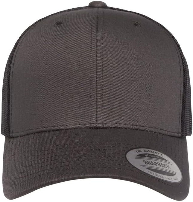 Yupoong Classic Premium Mesh 6 Panel Retro Trucker Cap | Mid Profile Snapback | OSFA | Bulk Pack Available