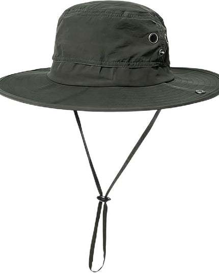 PLCWSCFV Plus Size XL XXL Sun Hats for Men Bucket Boonie UV Protection UPF50+ Waterproof Wide Brim Foldable Fishing Beach