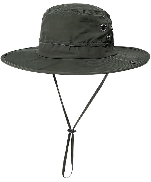 PLCWSCFV Plus Size XL XXL Sun Hats for Men Bucket Boonie UV Protection UPF50+ Waterproof Wide Brim Foldable Fishing Beach