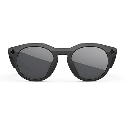 Oakley Meta HSTN, Black | Smart AI Glasses for Men, Women — Performance for Sports, Athletes — Camera, Audio, Video — 8 Hour Battery — 3K HD Resolution — Prizm™ Polarized Lenses