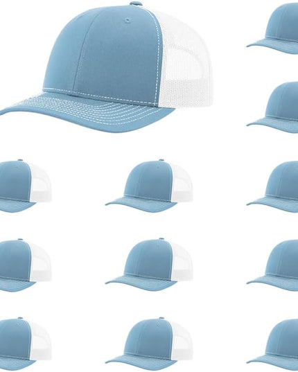 Richardson 112 Classic Six-Panel Adjustable Snapback Trucker Cap | Bulk Packs Available