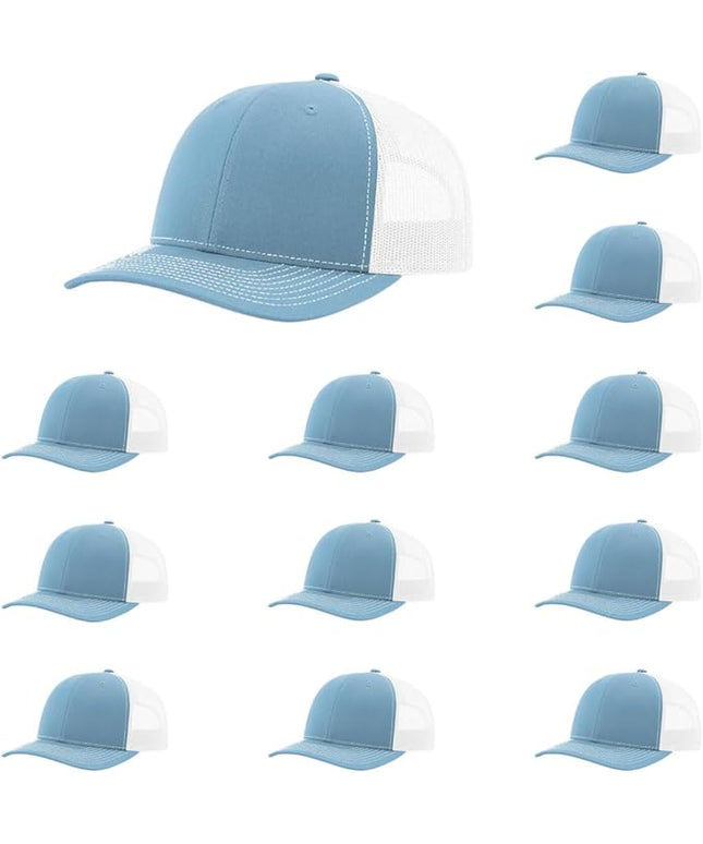 Richardson 112 Classic Six-Panel Adjustable Snapback Trucker Cap | Bulk Packs Available