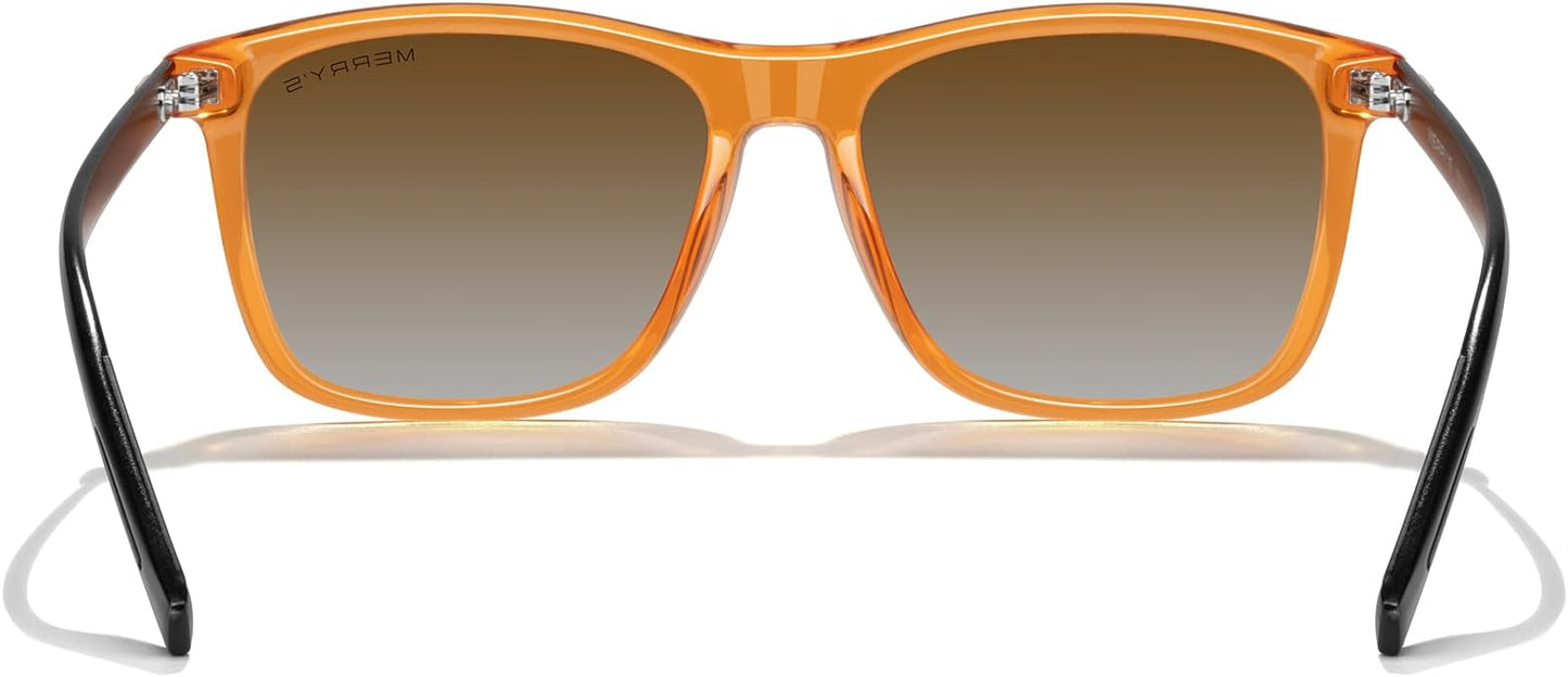 MERRY'S Unisex Polarized Aluminum Sunglasses Vintage Sun Glasses For Men/Women S8286