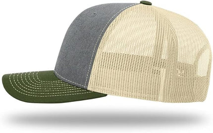 Richardson 112 Classic Six-Panel Adjustable Snapback Trucker Cap | Bulk Packs Available