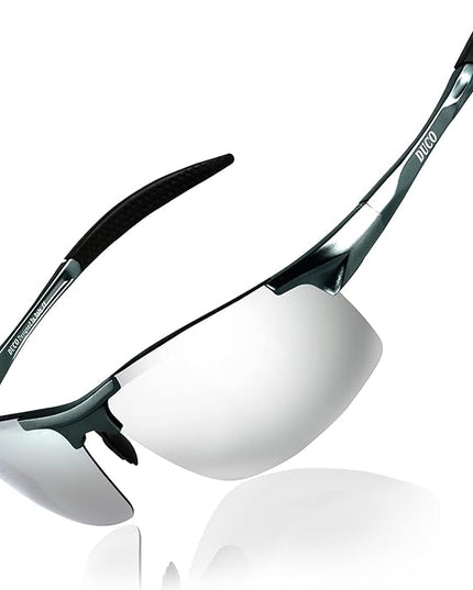 DUCO Mens Sports Polarized Sunglasses UV Protection Sunglasses for Men 8177s