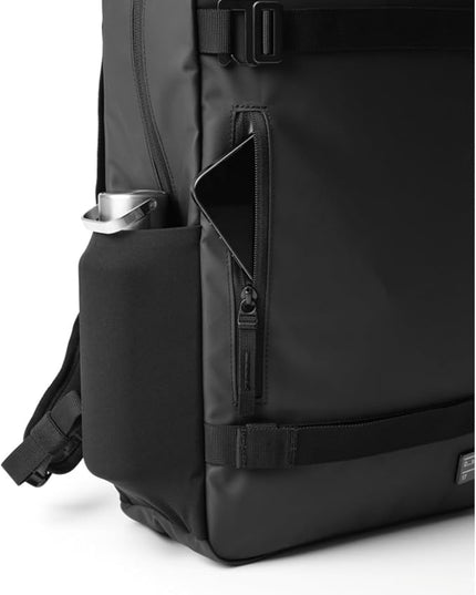 Db Journey Daypack - Slim Backpack with Laptop Compartment, Water Bottle Pocket, Minimalist Lightweight Work Backpack for Work, Travel & Gym, 17L - Black Out
