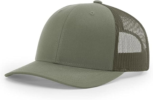 Richardson 112 Classic Six-Panel Adjustable Snapback Trucker Cap | Bulk Packs Available