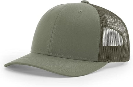 Richardson 112 Classic Six-Panel Adjustable Snapback Trucker Cap | Bulk Packs Available