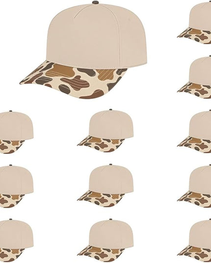 The Hat Pros Cap America i2026 Mid Profile 5-Panel Daybreak Camo Cap w/Quick-Dry Sweatband & Adjustable Snapback