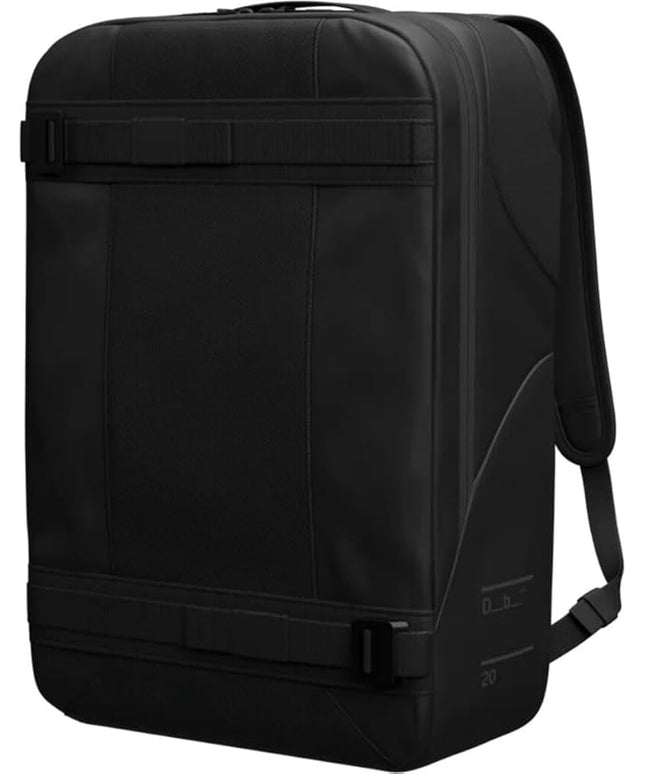 Db Journey Skateboarding Daypack - Skateboard Backpack with Laptop Compartment, Board Straps & Water Bottle Pocket, Ribcage Construction, 20L - Black Out