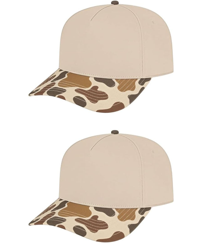 The Hat Pros Cap America i2026 Mid Profile 5-Panel Daybreak Camo Cap w/Quick-Dry Sweatband & Adjustable Snapback