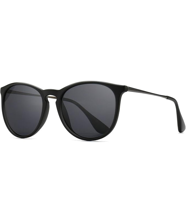 SUNGAIT Premium Vintage Round Sunglasses for Women Men Classic Retro Trendy Style