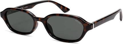 SOJOS Retro Rectangle Polarized Sunglasses for Women Men Trendy Hexagon Narrow Chic Y2K Sunnies SJ2629