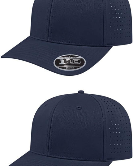 Cap America i8533 Flexfit 110 Perforated Performance Snapback Mid Profile 6-Panel Cap w/UV Guard & Adjustable Snapback